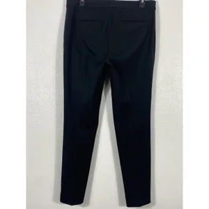 Lauren Ralph Lauren Black Flat Front Straight Dress Pants Size 8 Classic Stretch thumbnail 5