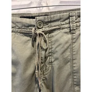 Calvin Klein Jeans Womens‎ Size 6 Olive Green Cargo Shorts Cotton Drawstring Hem thumbnail 5