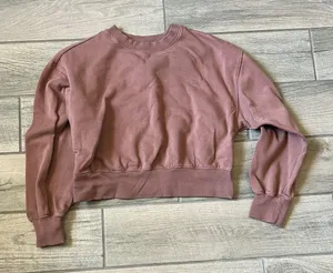 Old Navy Dusty Pink Sweatshirt thumbnail 1