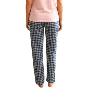 Vera Bradley Blue Kaleidoscope Medallions Print Tie Waist Pants, XL thumbnail 3