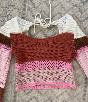 Altar'd State Sweater Cropped thumbnail 2