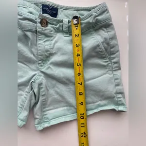 American Eagle Mid Stretch Teal Women’s Shorts size 0 thumbnail 4