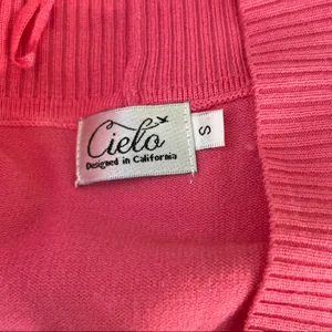 Cielo Pink Open Cardigan‎ Size Small NWT thumbnail 3