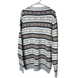 American Eagle Mens Super Soft Fair isle Crew Neck Sweater Large Tall thumbnail 9