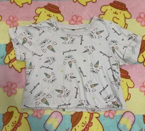 Caticorn crop top White Size XS thumbnail 1