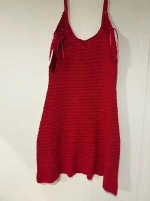 Red knit PacSun dress thumbnail 2