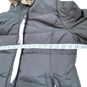 Lauren Ralph Lauren 60% Down Puffer Coat Fur Hood Black XL Winter‎ Parka Jacket thumbnail 14
