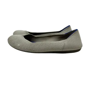 Rothy's The Flat‎ Shoes in the Flax Birdseye Knit Ballet Gray Size 8.5 thumbnail 10