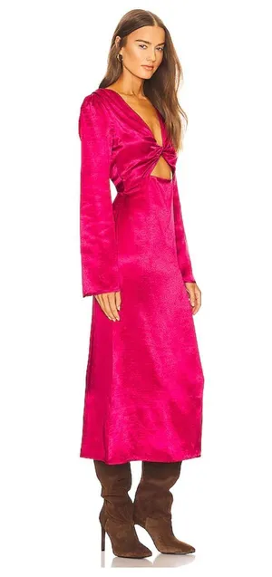 House of Harlow Hot Pink Dress thumbnail 3