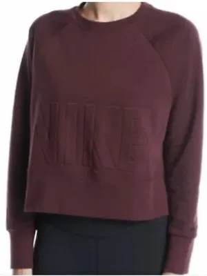 Nike Versa Cropped Crew Neck Sweatshirt 3XL thumbnail 2
