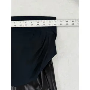 Spanx Maternity Faux‎ Leather Leggings Black High Rise Over Belly Large L/G READ thumbnail 3