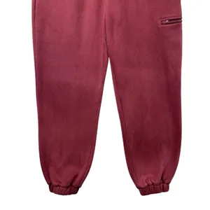 Comfrt Airplane Mode Signature Fleece Sweatpants‎ Maroon Red Joggers Womens M thumbnail 4