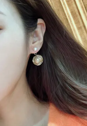 925 Silver Plated Pearl Earrings thumbnail 3