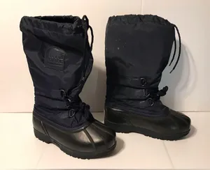 Sorel Snowlion II NL1070-429 Navy winter insulated snow boots women size 7 thumbnail 2