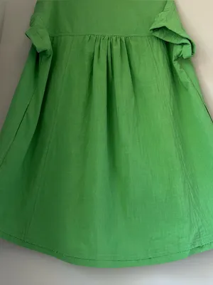 Ces Femme "Take It Easy" Cotton Gauze Babydoll Vibrant Kelly Green Oversize S thumbnail 3