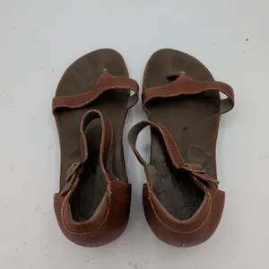 KEEN City of Palms Posted Sandals Brown Leather Flat Thong Womens‎ 7.5 1012390 thumbnail 6