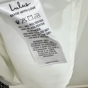 Lulus Isloda Ivory One-Shoulder Backless Sash Mini Dress with Scarf Small NWT thumbnail 13