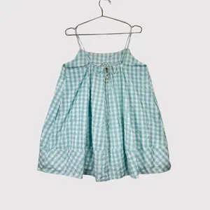 NWT Hersy Womens Top Blue Plaid Camisole Swing Sleeveless Cottagecore Large thumbnail 3
