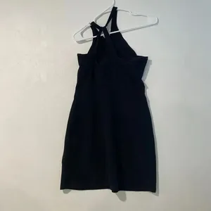 Beyond Yoga Black Halter Bodycon Mini Dress Open Back Size Small thumbnail 3