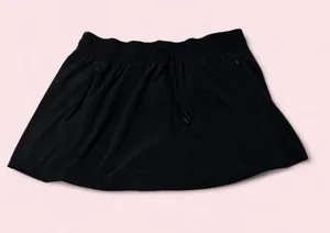 all in motion Black Elastic Drawstring Mini Skort thumbnail 1