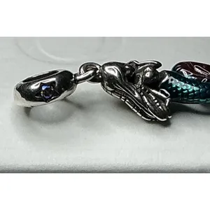 Pandora Disney Ariel Dangle Charm 925 Sterling Silver Little Mermaid Enamel thumbnail 5