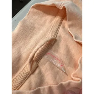 Free People Peach Cotton Restortation Long Sleeve Cotton Top Size Small thumbnail 7