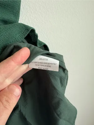 Oh Polly Dark Green Strappy Back Cotton Mini Dress Size 8 thumbnail 5