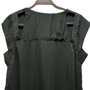 Maeve By Anthropologie Womens Black Sleeveless V-Neck Top Medium thumbnail 4
