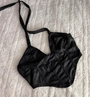 Shein Women's Black Corset thumbnail 1
