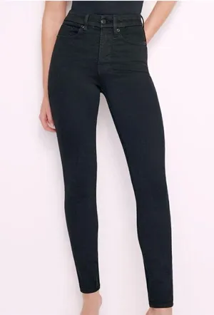 Good American Good Legs Skinny Jeans Women’s Size 8 in Black thumbnail 12