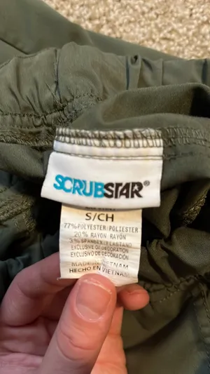 Scrubstar Scrub Bottoms Army Green thumbnail 4
