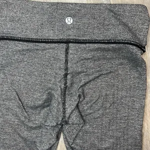 lululemon athletica Dark Gray leggings herringbone activewear workout size xs thumbnail 5