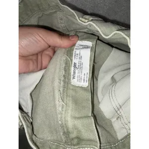 VTG Women's 90s Denim Wrangler Jeans WPL6428 15x32‎ (30x32) Cowgirl Cut Green thumbnail 4