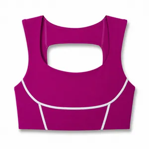Free People Movement FP You're A Peach Berry Blitz Square Neck Sports Bra Small thumbnail 5