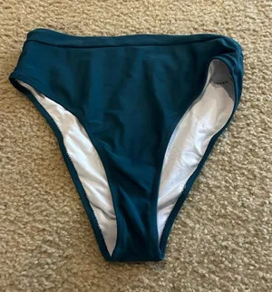 Woman bathing suit bottom size small beach wear thumbnail 1