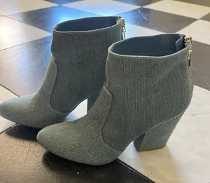 NEW G by Guess Denim Ankle Booties thumbnail 1