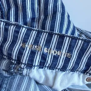 American Eagle Outfitters Womens High‎ Waisted Striped Denim Shorts Size 0 thumbnail 6