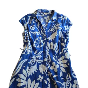 Boden Rowena Blue Shirt Dress Size: 8 thumbnail 3