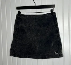 by Urban Outfitters Corduroy Charcoal Gray Mini Skirt Size Medium thumbnail 1