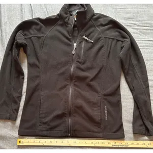 Black Diamond Womens Full Zip Fleece Jacket Black Size S Mock Neck Activewear thumbnail 6