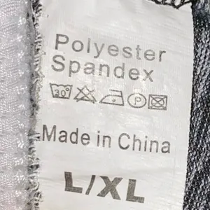 Wide Leg Lounge Pants Gray Marled Drawstring Pull On Soft Casual Palazzo‎ L/XL thumbnail 3