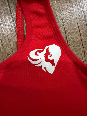 Women’s Best Red Powerless Seamless Sports Bra thumbnail 3
