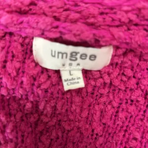 Umgee Oversized Cardigan Sweater Womens Large Pink Open Cozy Loungewear Bat Wing thumbnail 7