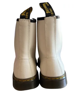 Dr. Martens Zavala White Combat Boots Women’s US 8 / UK 6 EU 39 NWOT thumbnail 2