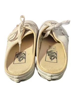 Vans Authentic Mule White Faux Snakeskin Slip-On Sneakers Women’s Size 7 thumbnail 4