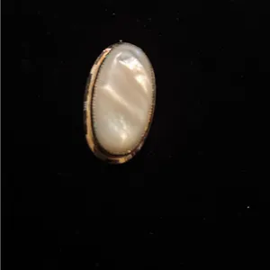Vintage 12k Gold-Filled Mother of Pearl Pendant. thumbnail 2