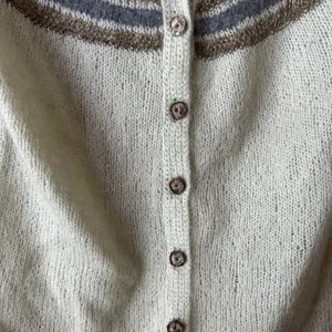 Free People Cream and Gray Cardigan thumbnail 3