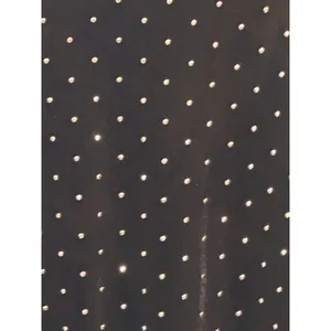 H&M Bodycon Dress Sz L Black Velvet Rhinestone Studded Scoop Back Mini thumbnail 4