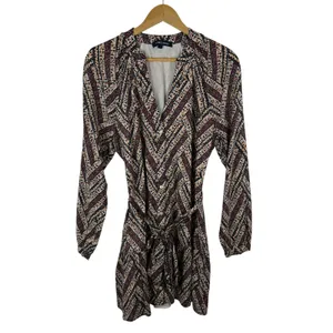 Veronica‎ Beard Georgia Belted Printed Cotton Mousseline Mini Shirt Dress Size 6 thumbnail 2
