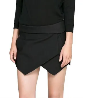 Zara Origami Skort -Black thumbnail 1